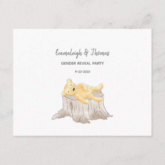 Mam-to-bee's Buik Maat Spel Teddy Beer en Bee Informatiekaartje (Achterkant)