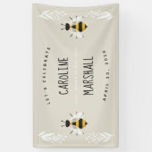 Mam-tot-bietenbord voor Neutrale Baby showers Spandoek (Verticaal)