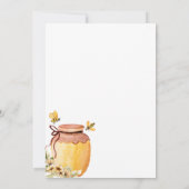 Mam-tot-bijenuitnodiging voor Baby shower Kaart (Achterkant)