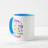 Mam, tot de maan koffiemok (330 ml) mok (Voorkant links)