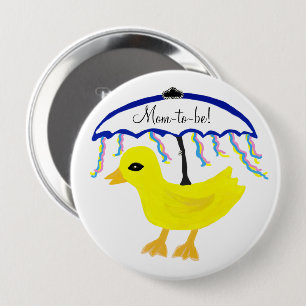 Mam-tot-zijn Gele Ducky Umbrella Shower Button