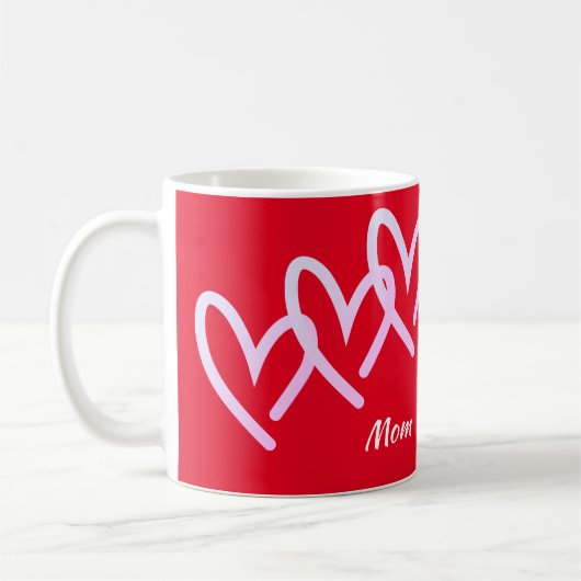 Mam Triple Red Heart Koffiemok (Links)
