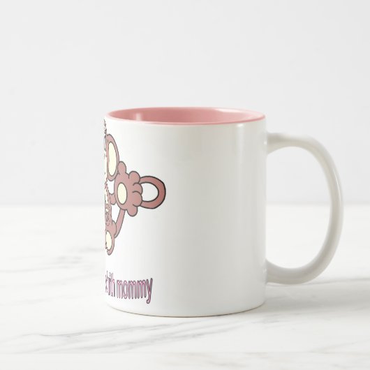 Mam. Tweekleurige Koffiemok (Rechts)