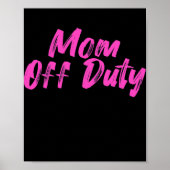 Mam uit dienst Mam Moederdag Poster (Voorkant)