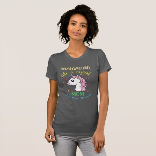 Mam Unicorn T Shirt (Voorkant volledig)