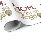 Mam Uw Een Angel-verpakkingspapier Cadeaupapier (Rol Hoek)