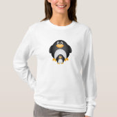 Mam/vader en baby pinguïn t-shirt (Voorkant)