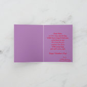 Mam Valentijnsdag Giraffe Feestdagen Kaart (Binnen)