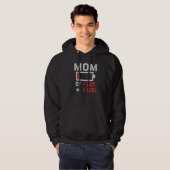 Mam van 1 jongen van Dochter of Zoon Moederdag Hoodie (Voorkant volledig)