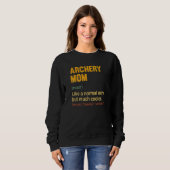 Mam van Archery Mam Definition Proud Archery Trui (Voorkant volledig)
