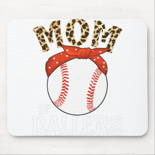 Mam van Ballers Funny Baseball Softball Game Moede Muismat