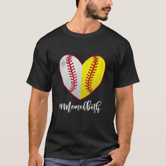 Mam van beide Softball T-shirt (Voorkant)