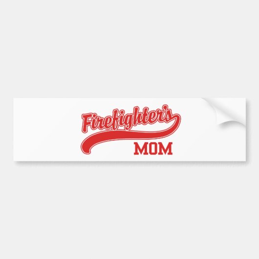 Mam van brandweerman bumpersticker (Voorkant)