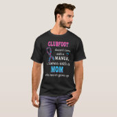 Mam van Clubfoot Awareness Awareness Super T-shirt (Voorkant volledig)