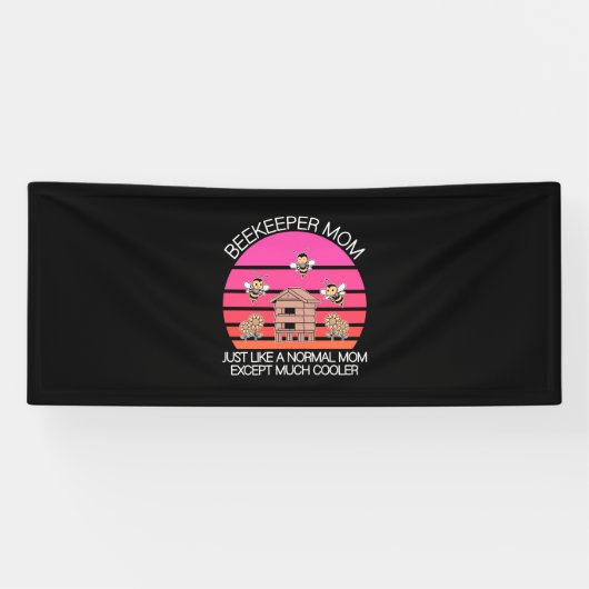Mam van de bijenteelt spandoek (Horizontaal)