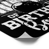 Mam van de Birthday Bowler Bowling Party Poster (Hoek)