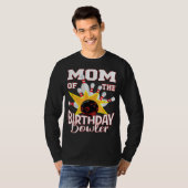 Mam van de Birthday Bowler Kind Bowling Party T-shirt (Voorkant volledig)