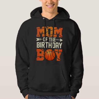 Mam van de Birthday Boy Basketball Mama Fun Hoodie