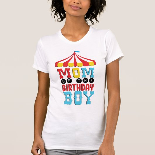 Mam van de Birthday Boy Circus T-shirt (Voorkant)
