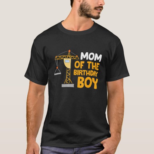 Mam van de 'Birthday Boy Construction Crew Birthda T-shirt (Voorkant)