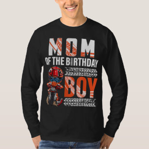 Mam van de Birthday Boy Dirt Bike B-day motocross T-shirt