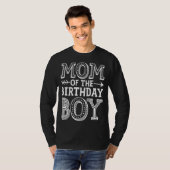 Mam van de Birthday Boy Funny Moeder Mama Family M T-shirt (Voorkant volledig)