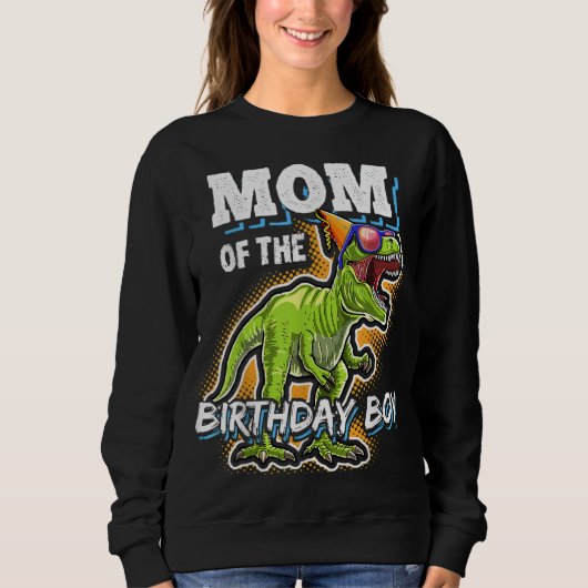 Mam van de Birthday Boy Matching Family Dinosaur B Trui (Voorkant)