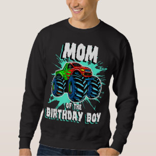 Mam van de Birthday Boy Monster Truck Birthday Par Trui