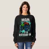 Mam van de Birthday Boy Monster Truck Birthday Par Trui (Voorkant volledig)