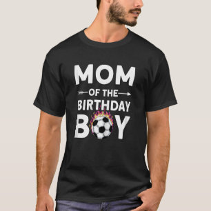 Mam van de Birthday Boy Soccer Family Love Celebra T-shirt