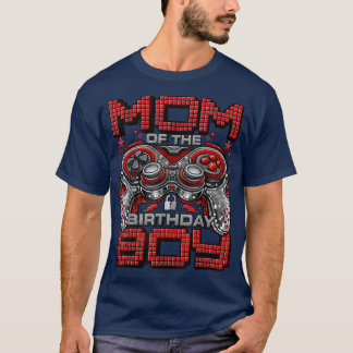 Mam van de Birthday Boy Video Gamer Birthday Party T-shirt