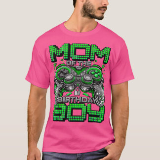 Mam van de Birthday Boy Video Gamer Birthday Party T-shirt