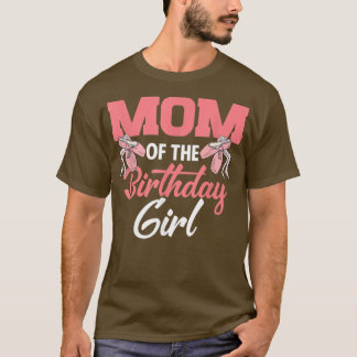 Mam van de Birthday Girl Ballerina Bday Party Ball T-shirt