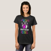 Mam van de 'Birthday Girl Bowler Kind Bowling Part T-shirt (Voorkant volledig)