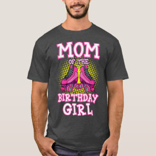 Mam van de Birthday Girl Roller Schaatsen Bday Ska T-shirt