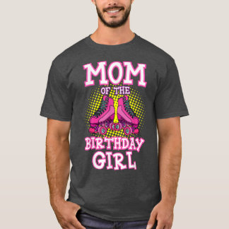 Mam van de Birthday Girl Roller Schaatsen Bday Ska T-shirt