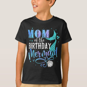 Mam van de Birthday Mermaid Family Matching Party T-shirt