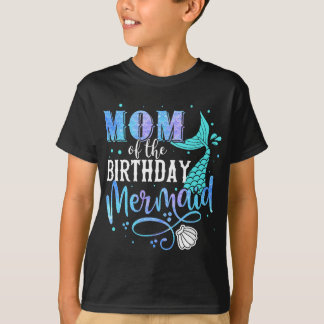 Mam van de Birthday Mermaid Family Matching Party T-shirt