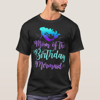 Mam van de 'Birthday Mermaid Party'-Shirten voor d T-shirt