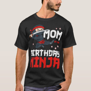 Mam van de Birthday Ninja Mam Party Best Boy T-shirt