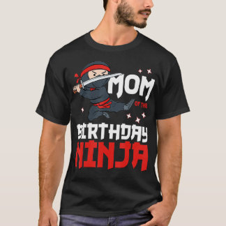 Mam van de Birthday Ninja Mam Party Best Boy T-shirt
