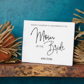 Mam van de bride Gereserveerde voorzitter Wedding  Fotoplaat (Zijkant)