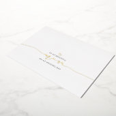 Mam van de bruidbruidbruinkoolboodschap folie uitnodiging (Gedraaid)