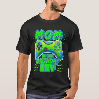 Mam van de geboorte jongen die videogamer bezoedel t-shirt
