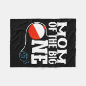 Mam van de grote Vist jongen eerste verjaardag OFI Fleece Deken (Voorkant (Horizontaal))