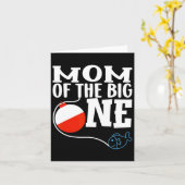 Mam van de grote Vist jongen eerste verjaardag OFI Kaart (Gele Bloem)