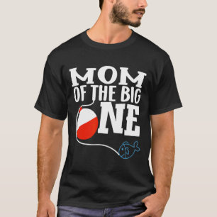 Mam van de grote Vist jongen eerste verjaardag OFI T-shirt