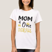 Mam van de heer Onederful Funny 1st Birthday T-Shi T-shirt (Voorkant)