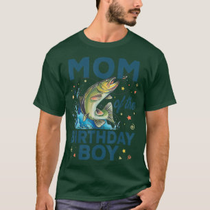 Mam van de jongen van de geboorte Vist de zeebaars T-shirt