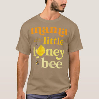 Mam van de kleine honingbijen, geboortedag, sekse t-shirt